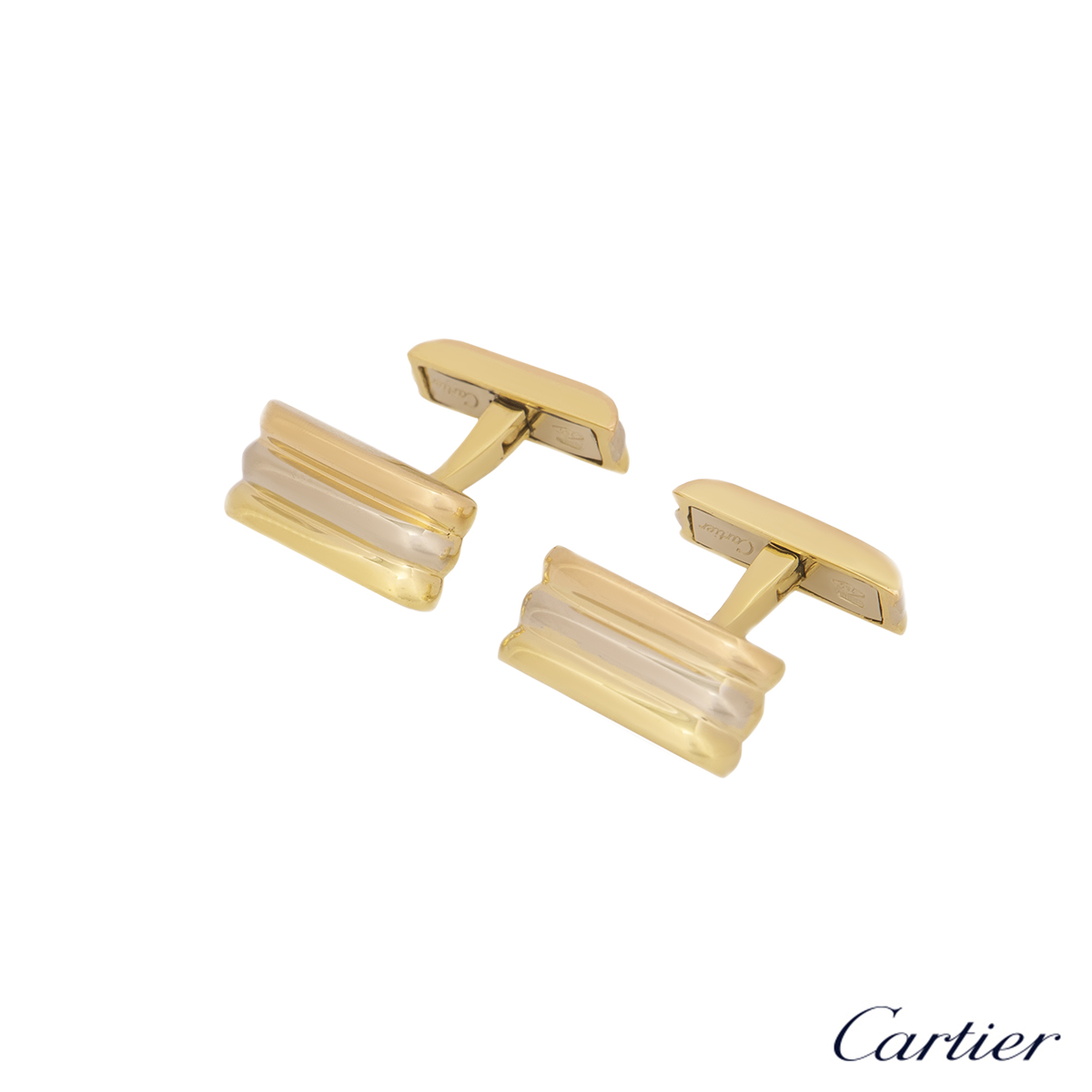 Cartier Tri-Colour Trinity De Cartier Cufflinks | Rich Diamonds